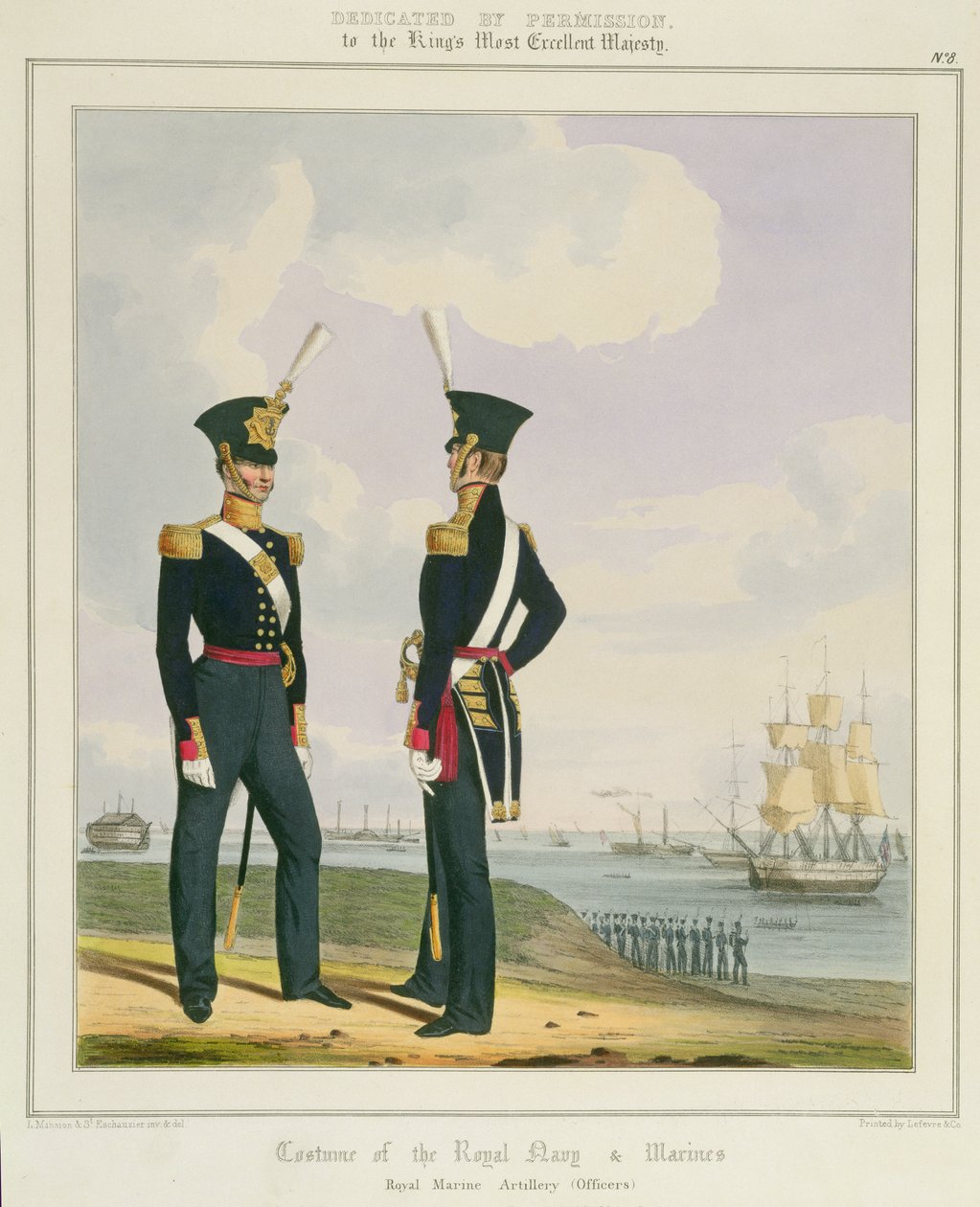 Officieren van de Koninklijke Mariniers, plaat 8 uit 