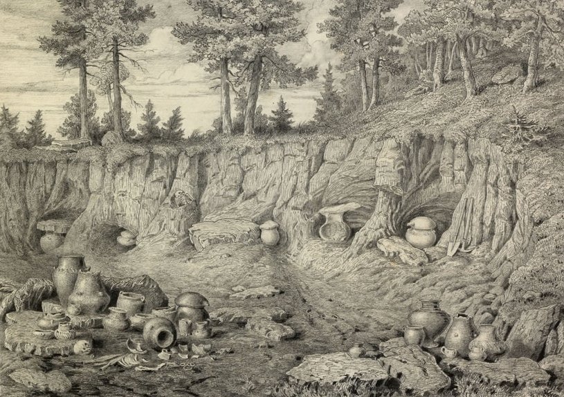Archeologische vindplaats Klenik bij Vacah door Ladislav Benesch