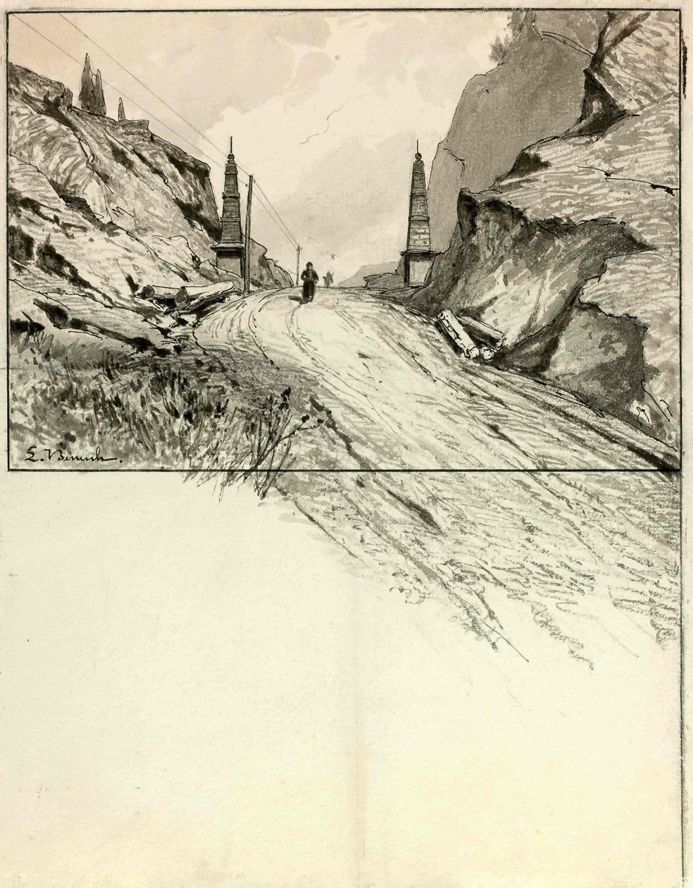 Ljubeljski pas door Ladislav Benesch