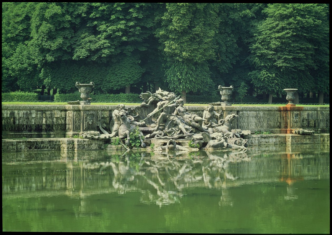 De triomf van Neptunus en Amphitrite, hoofdgroep van de Neptunusfontein, 1740 door Lambert-Sigisbert Adam