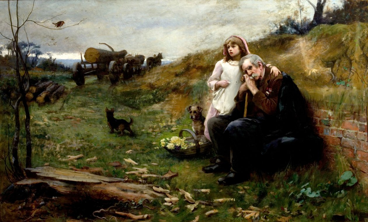 Alles vergaat als de glans van de dag terwijl anderen even snel worden geboren, 1888 door Lance Calkin