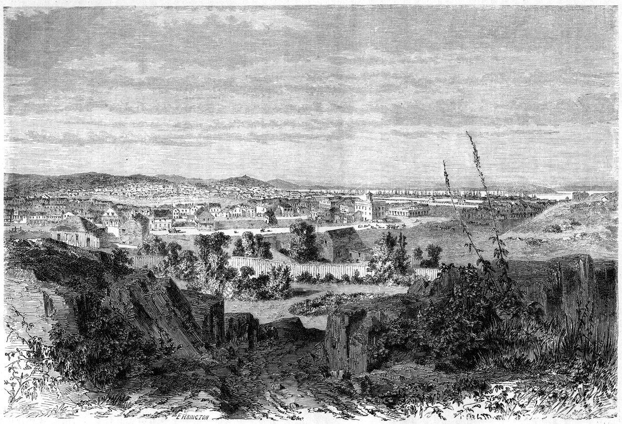 San Francisco, Californië, 19e eeuw door Lancelot Théodore Turpin de Crissé de Crissé