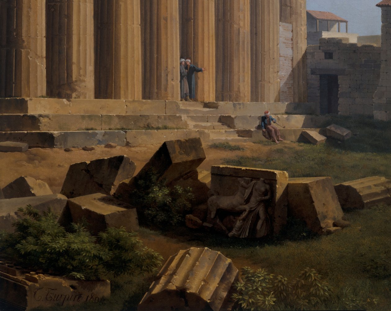 De Akropolis, Athene door Lancelot Théodore Turpin de Crissé de Crissé