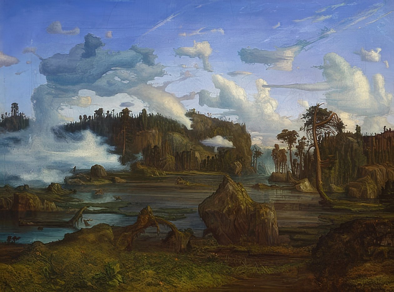 De Kar. 1865 door Lars Hertervig