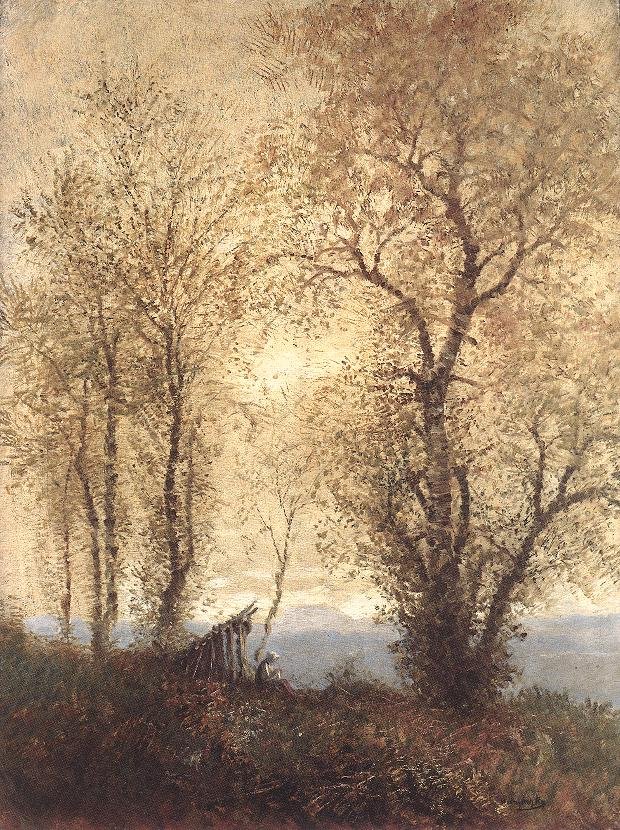 Herfstlandschap door Laszlo Mednyanszky