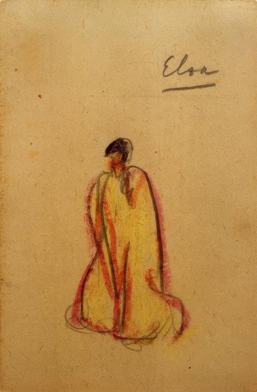 Elsa van Brabant door Laszlo Moholy Nagy