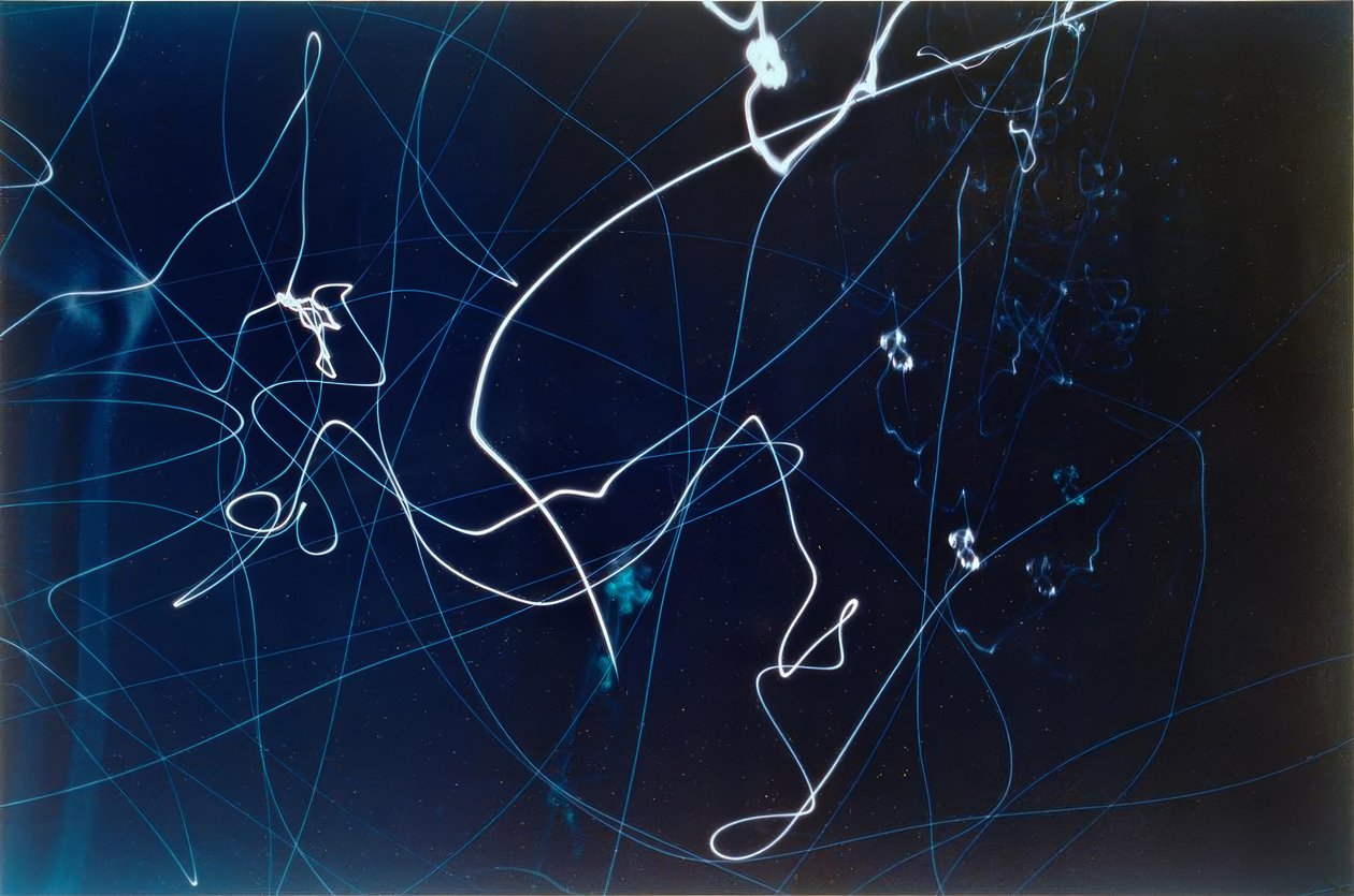 Zonder titel (3 opnames van verkeerslichten) door Laszlo Moholy Nagy