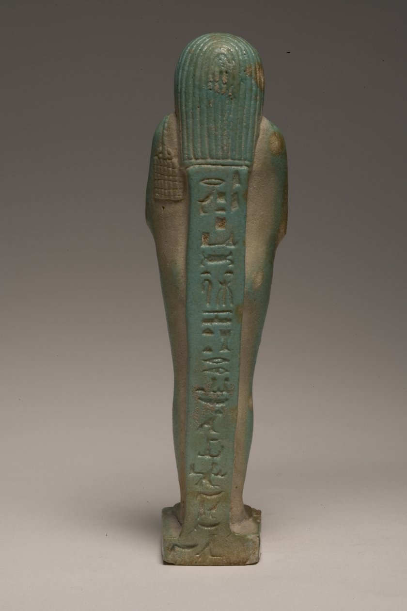 Shabti-figuur voor Padineith (faience) door Late Period Egyptian