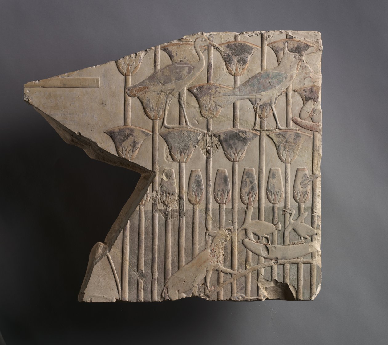 Vissen spietsen door Late Period Egyptian