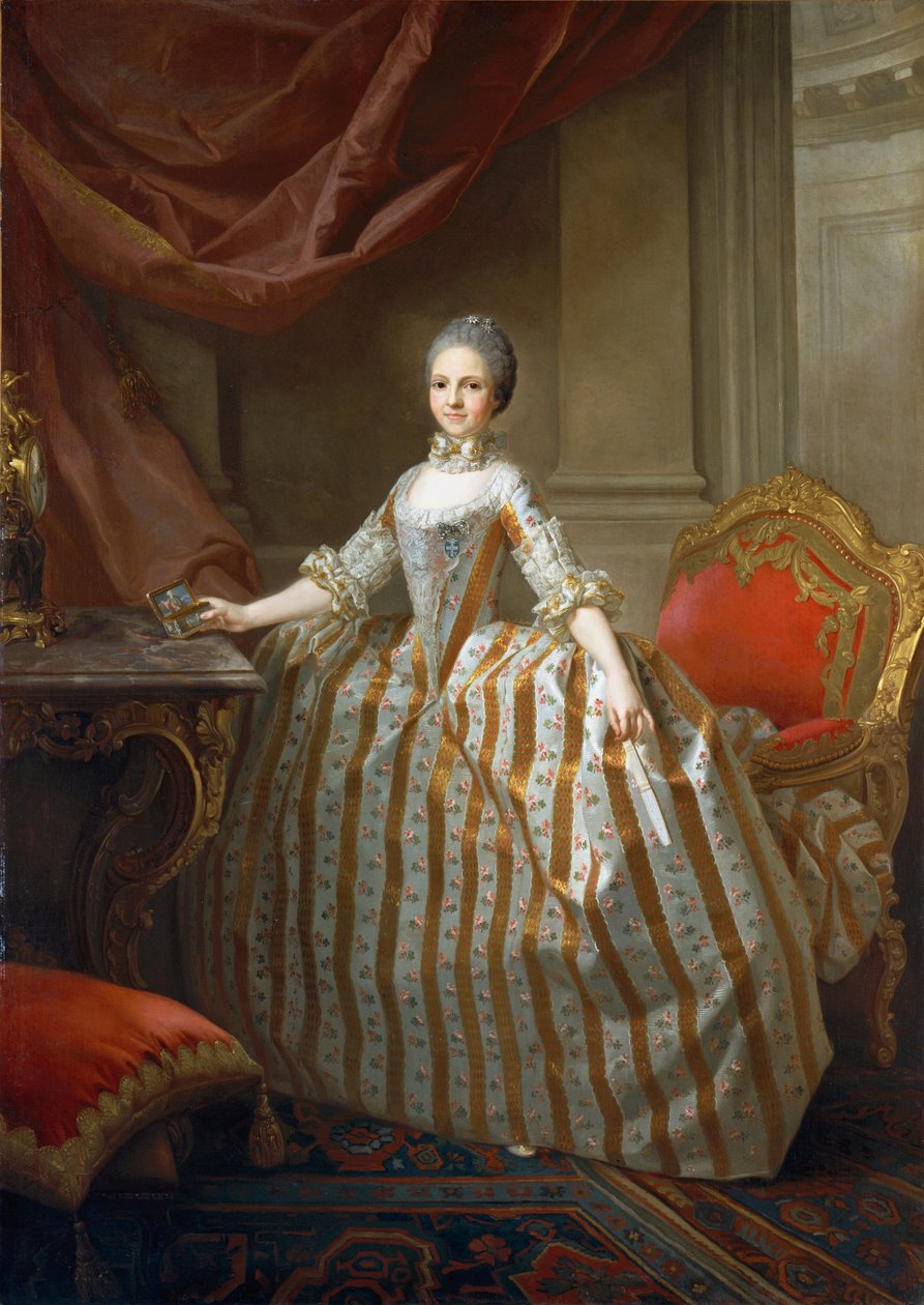Portret van Prinses Maria Luisa van Parma, later Koningin van Spanje door Laurent Pecheux