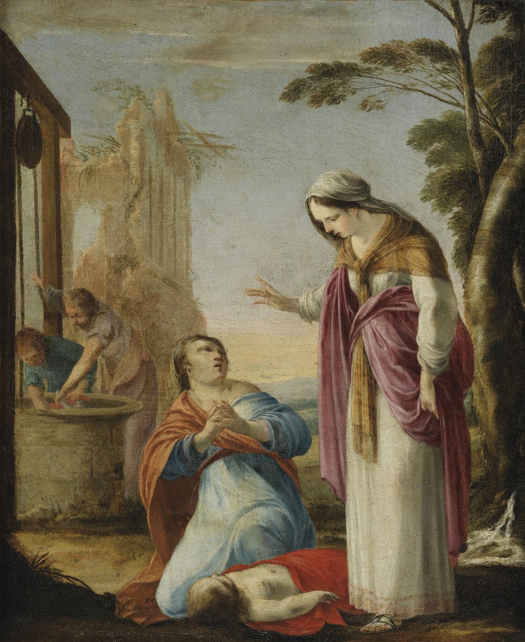 Het wonder van Sint Elisabeth van Thüringen door Laurent La Hyre de