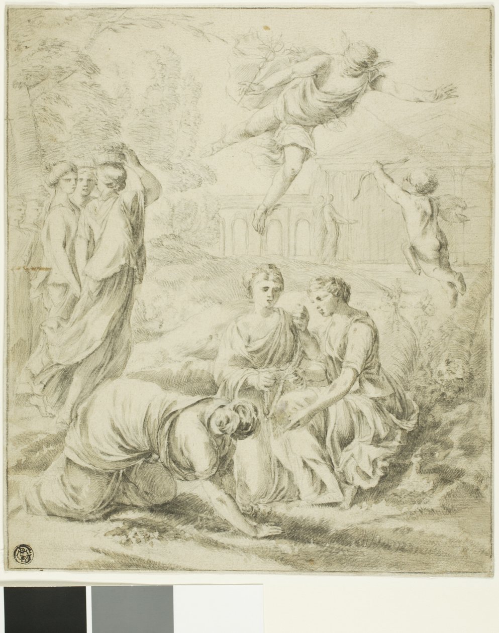 Studie voor Mercurius en Herse door Laurent de la Hyre