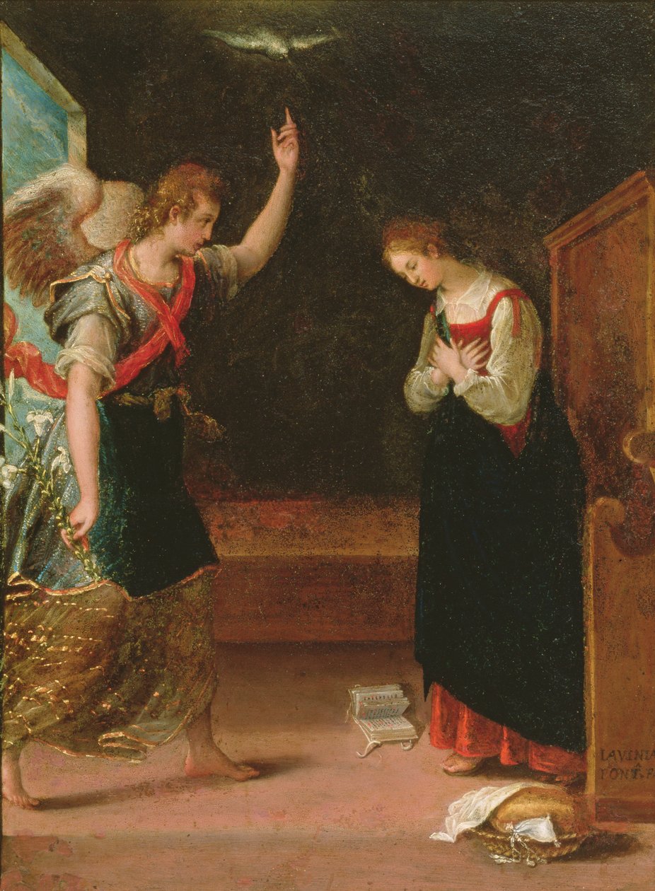 Annunciatie door Lavinia Fontana