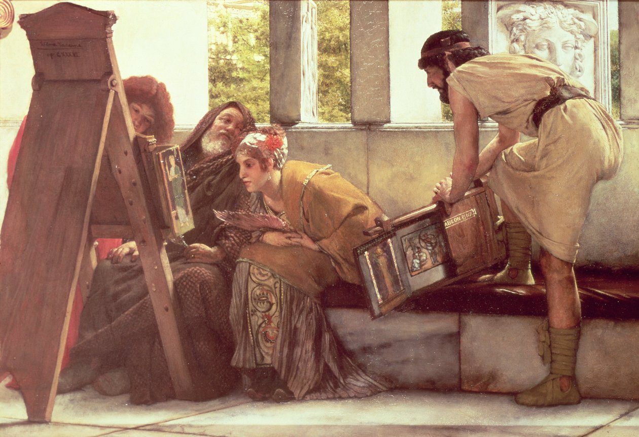Een Romeins Atelier door Lawrence Alma Tadema