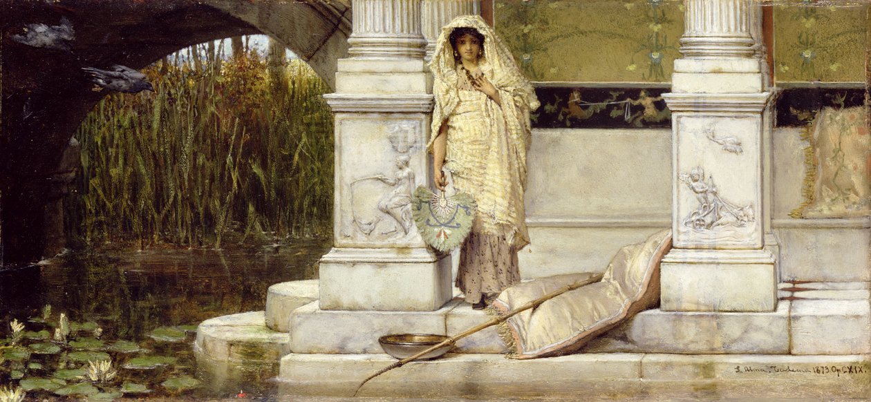 Romeinse vissersmeisje, 1873 door Lawrence Alma Tadema