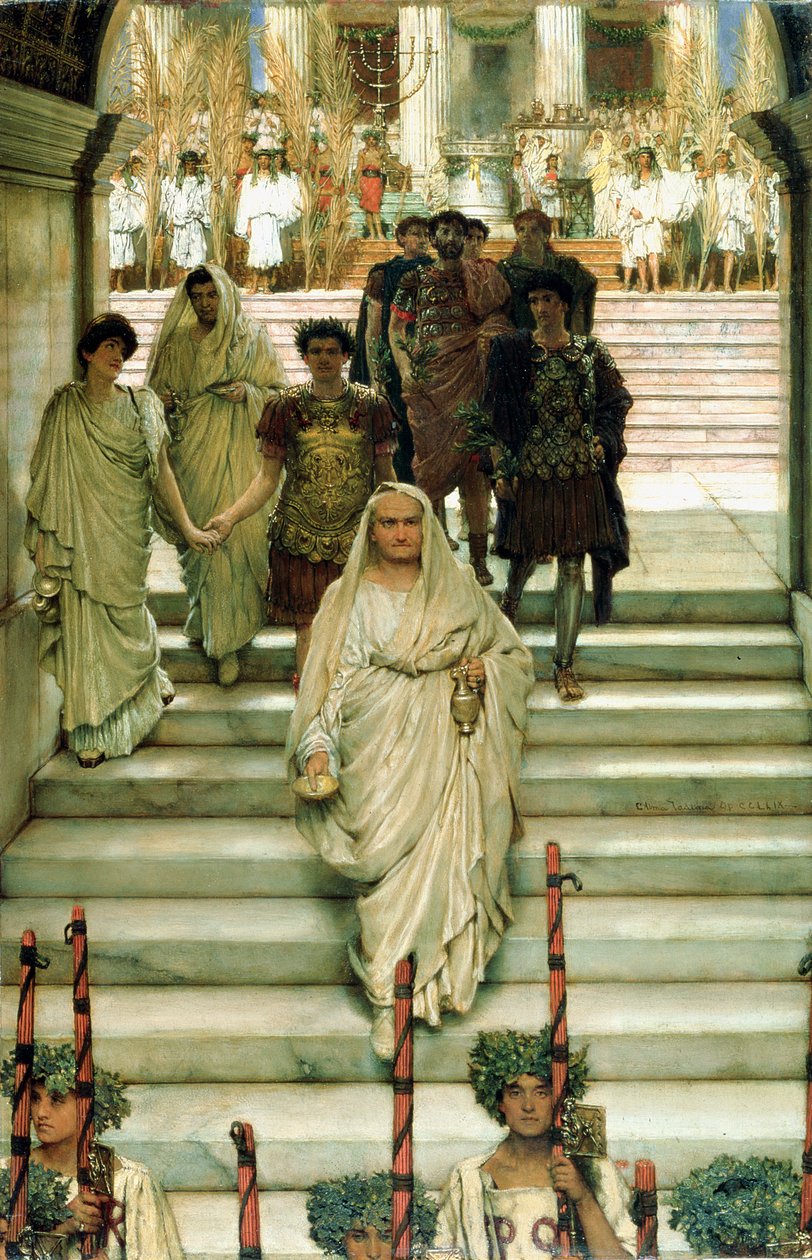 De triomf van Titus: De Flaviërs door Lawrence Alma Tadema