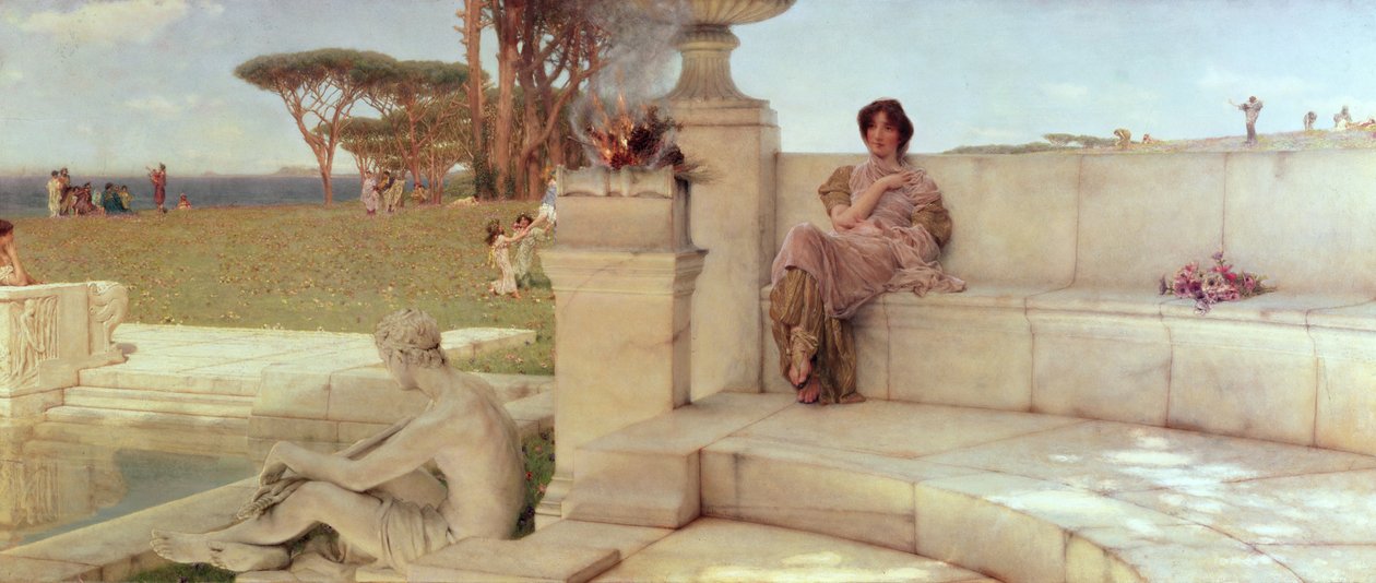 De Stem van de Lente door Lawrence Alma Tadema