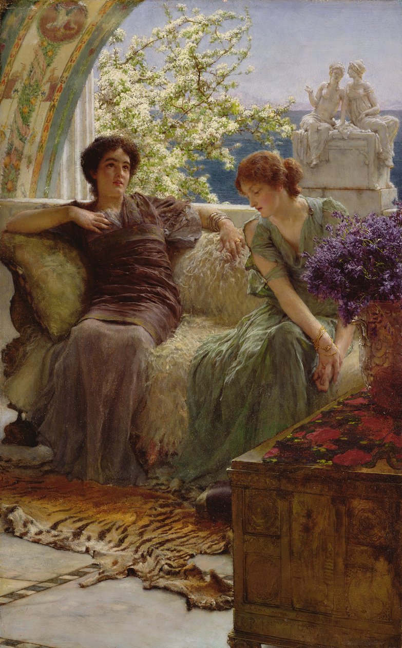 Ongewenste vertrouwelijkheid, 1895 door Lawrence Alma Tadema