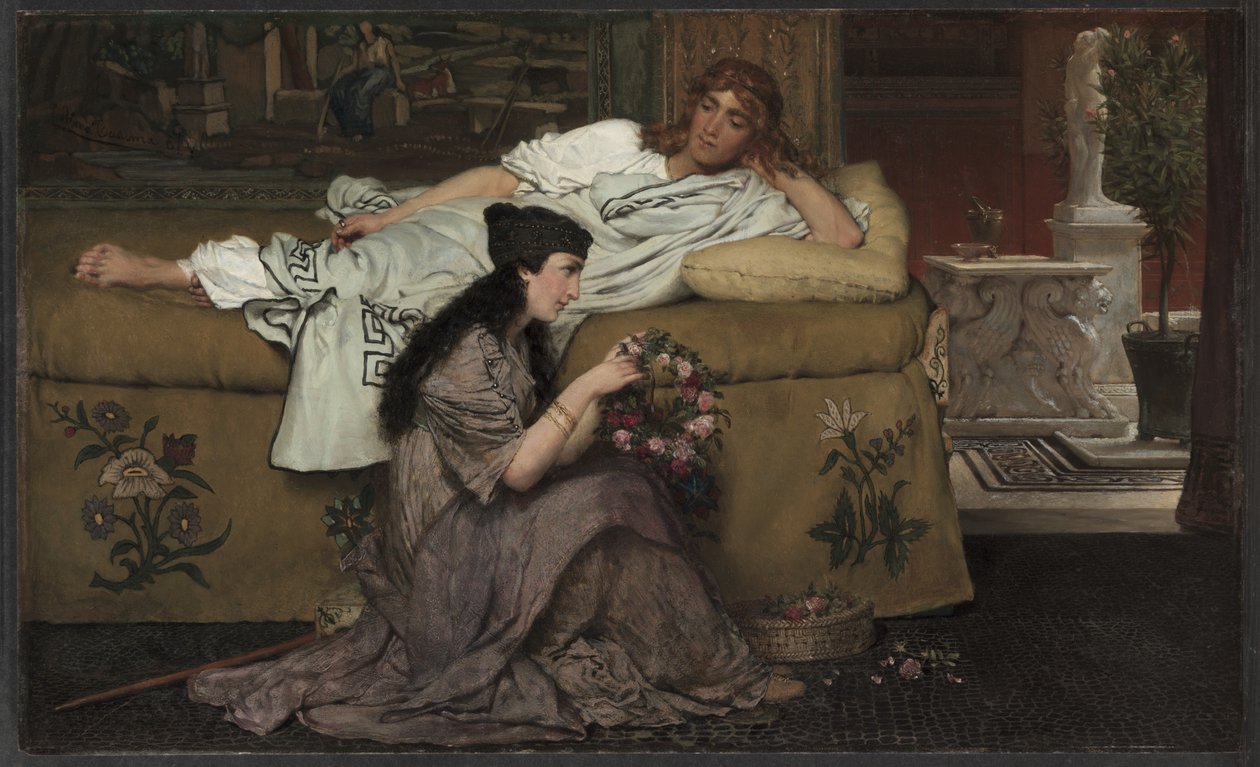 Glaucus en Nydia door Lawrence Alma-Tadema
