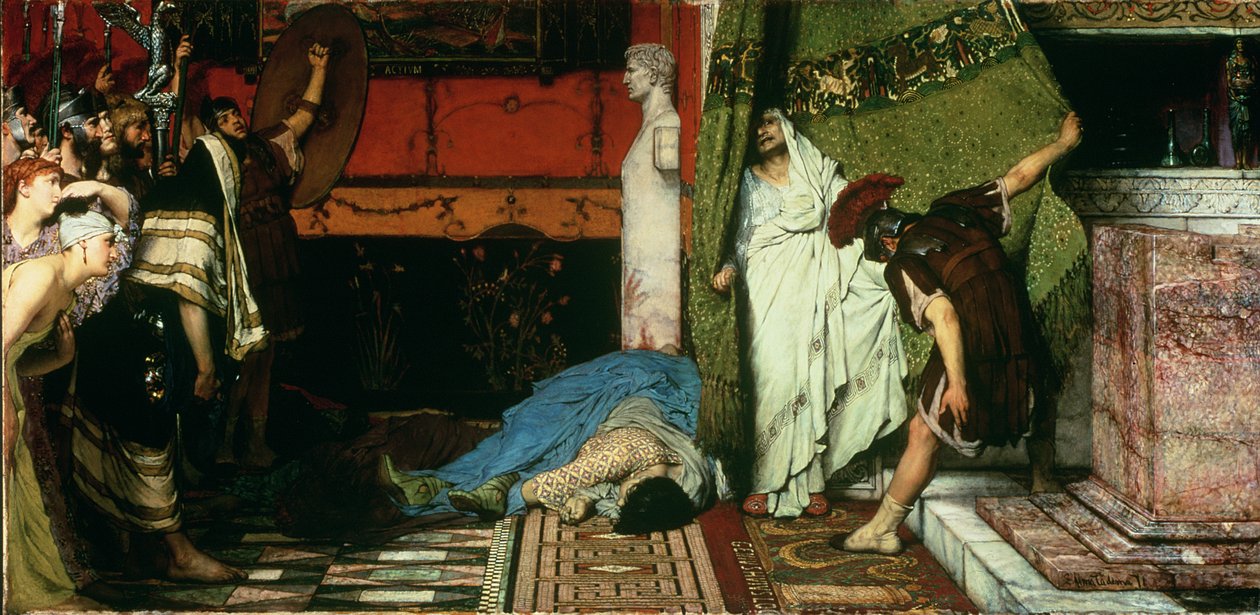 Een Romeinse Keizer, AD 41 - Claudius door Lawrence Alma Tadema