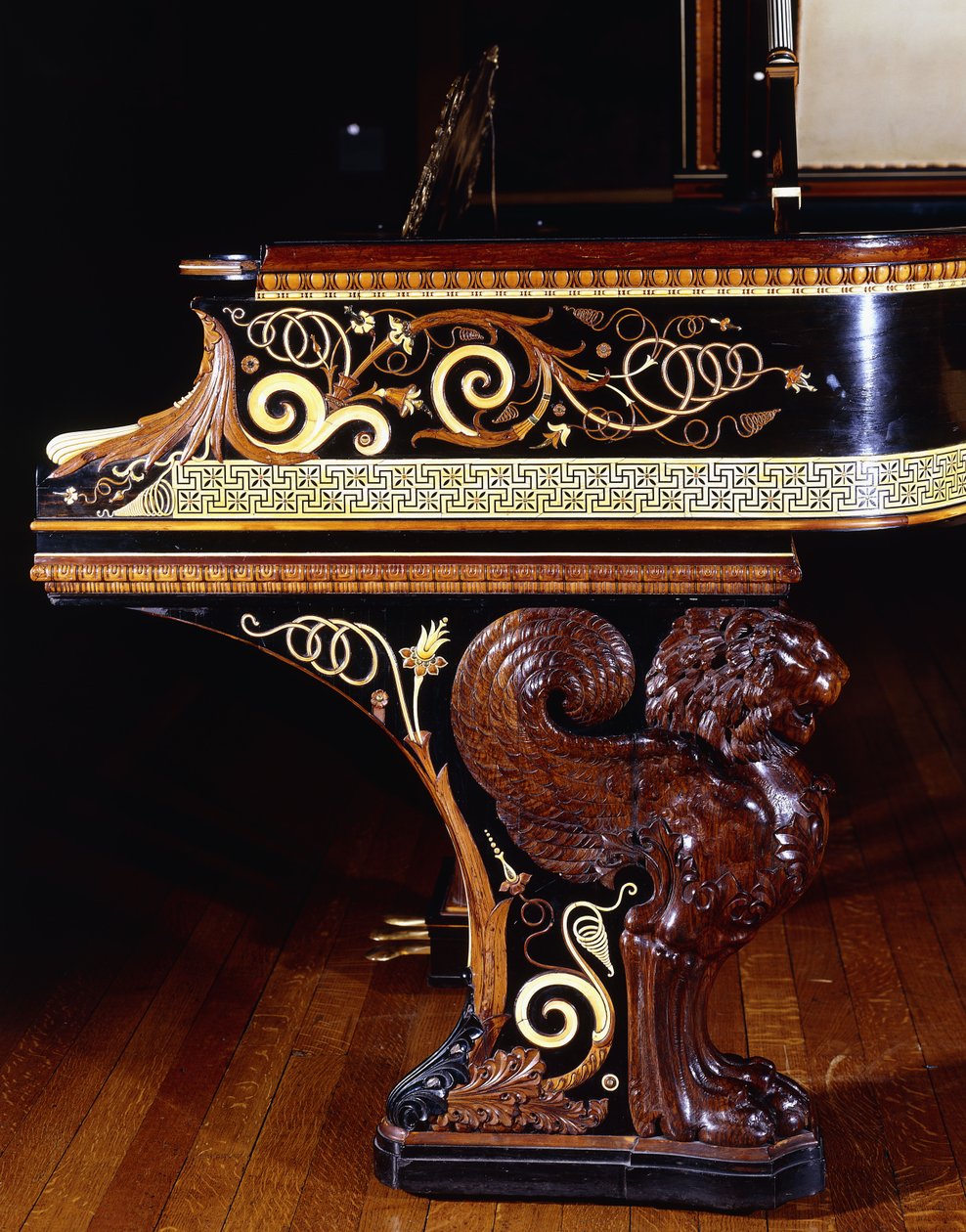 Een zeer belangrijke pianoforte ontworpen door Sir Lawrence Alma-Tadema, actie door Steinway New York door Lawrence Alma Tadema