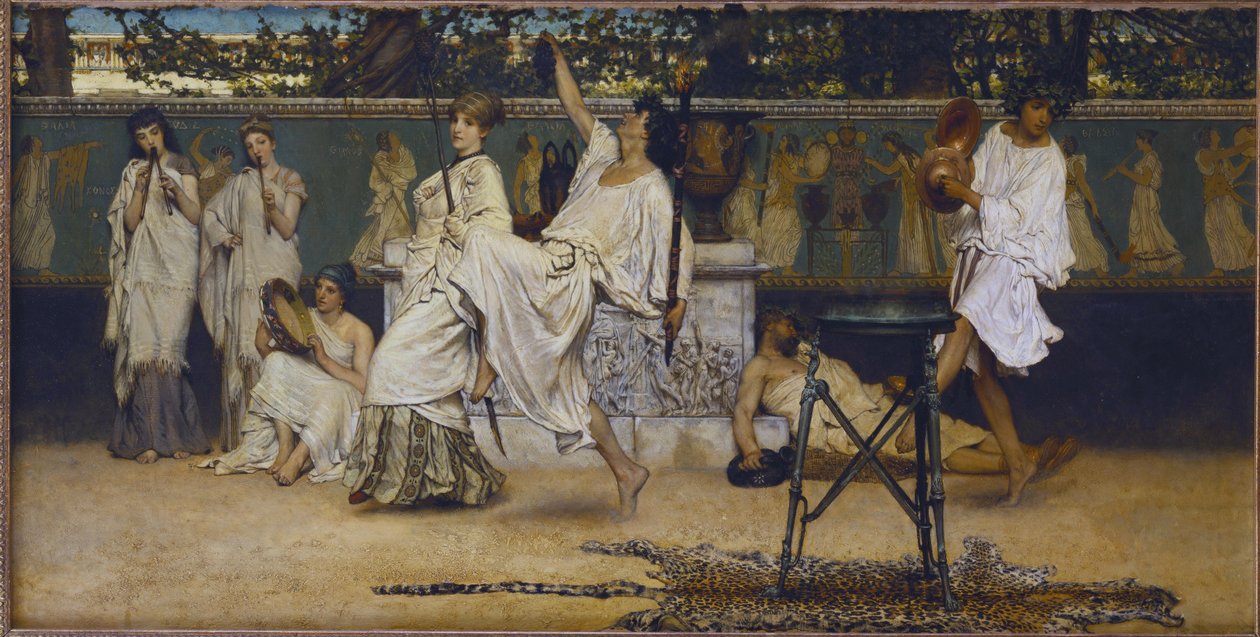 Bacchanaal, 1871 door Lawrence Alma Tadema