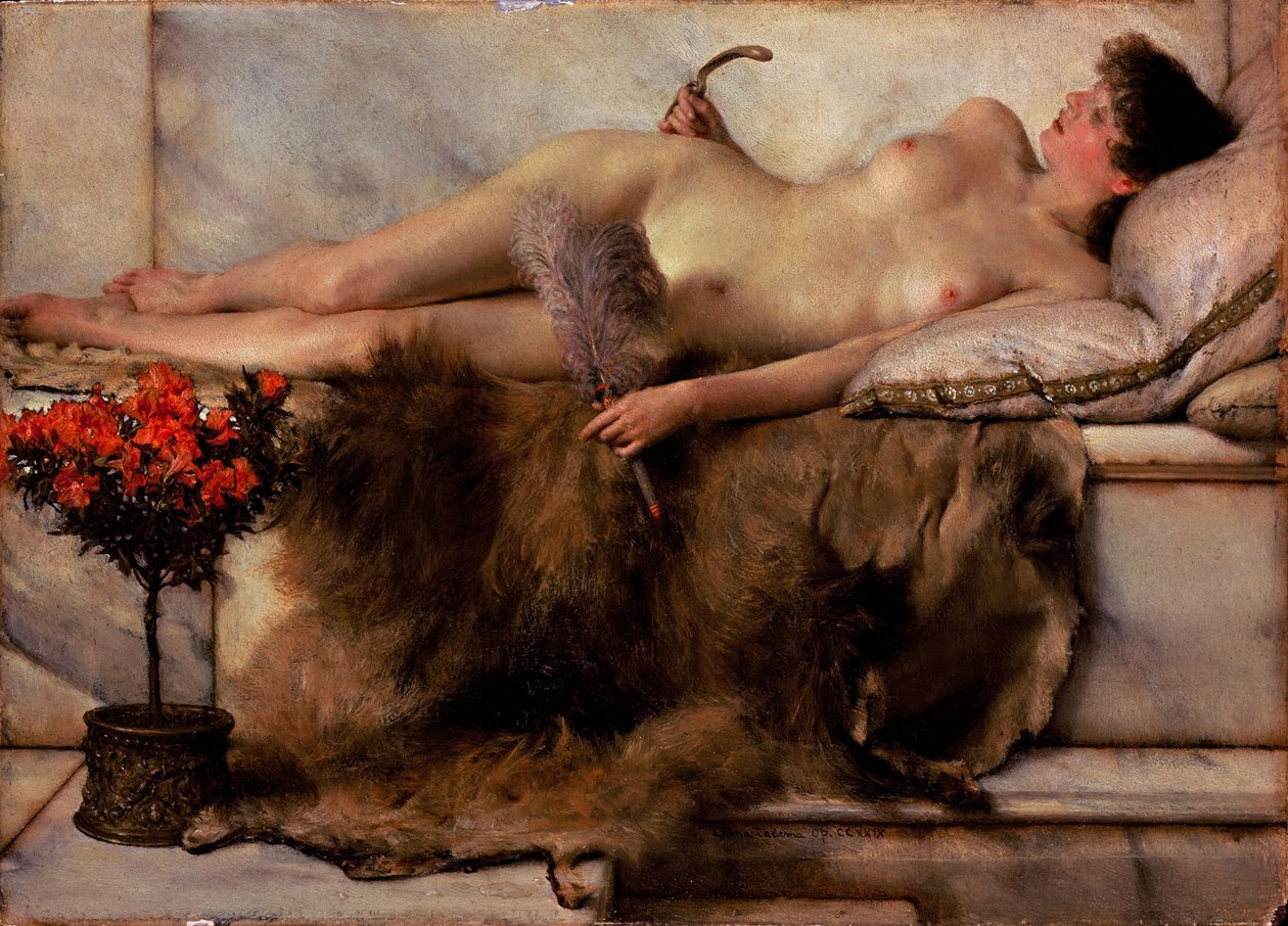 In het Tepidarium door Lawrence Alma-Tadema