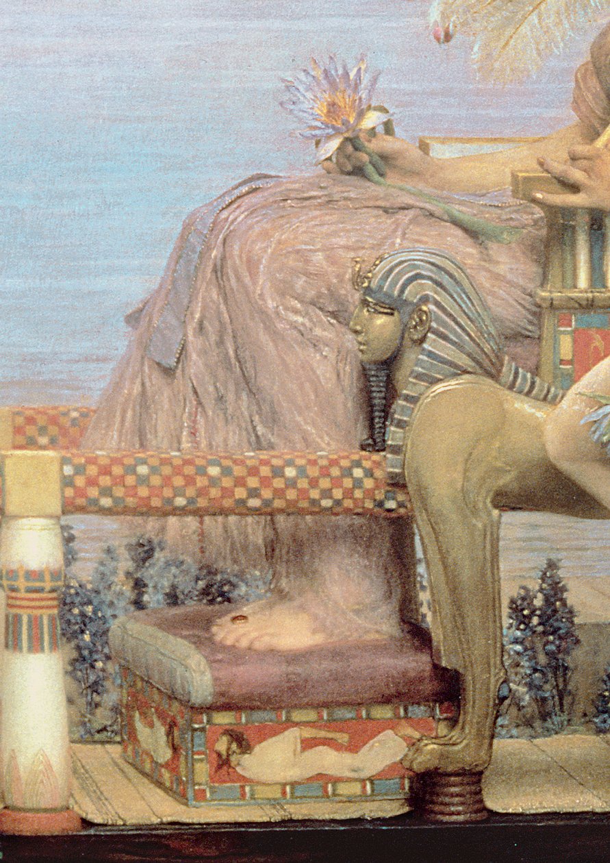 De vondst van Mozes door de dochter van de farao door Lawrence Alma-Tadema