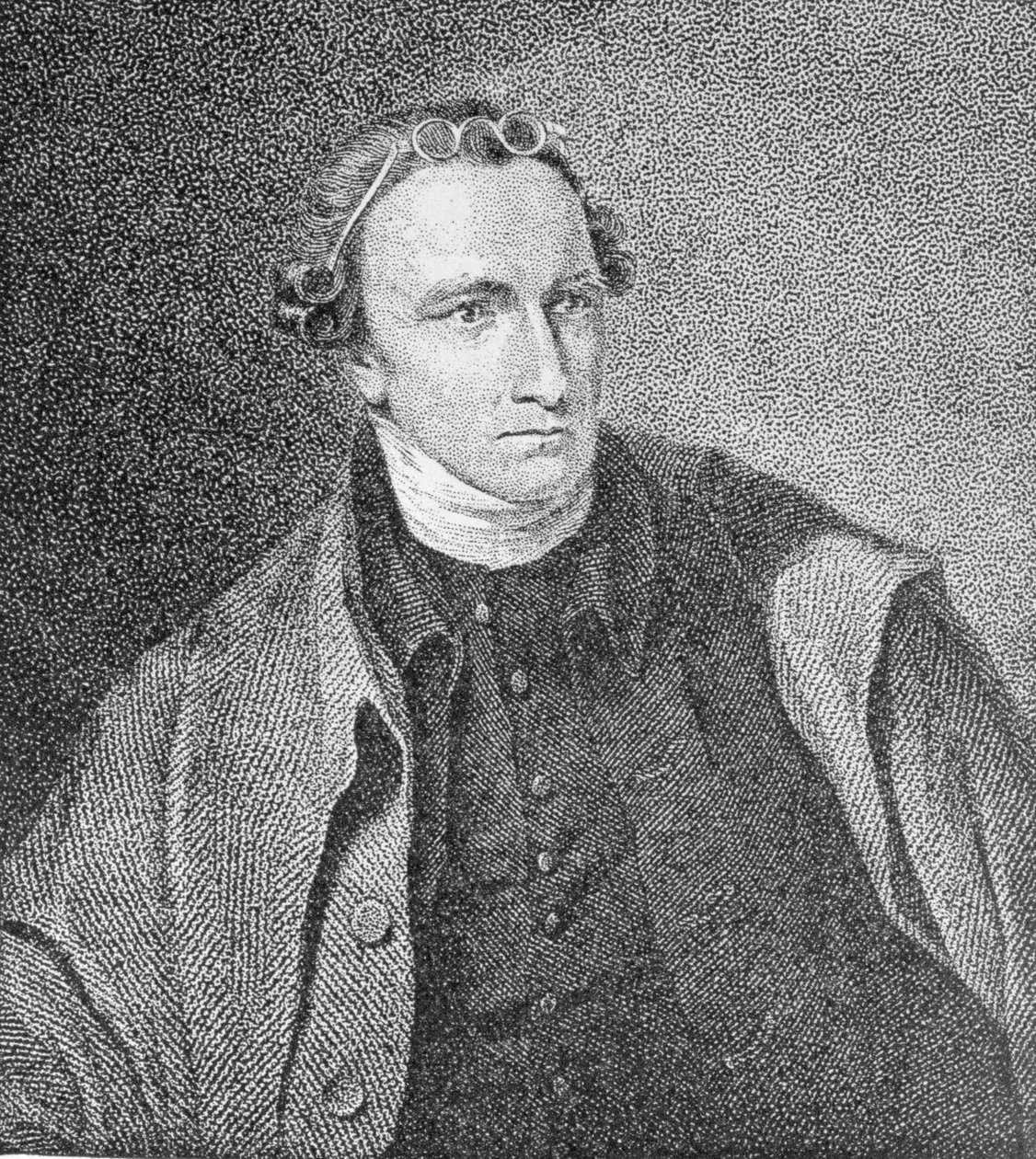 Portret van Patrick Henry, gegraveerd door William Satchwell Leney (1769-1821) uit een prent in Analectic Magazine, december 1817 door Lawrence Sully