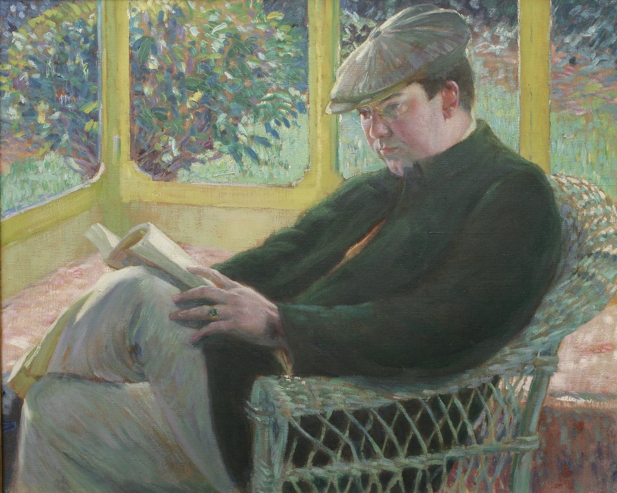 Frederick Carl Frieseke (olieverf op doek) door Lawton Parker