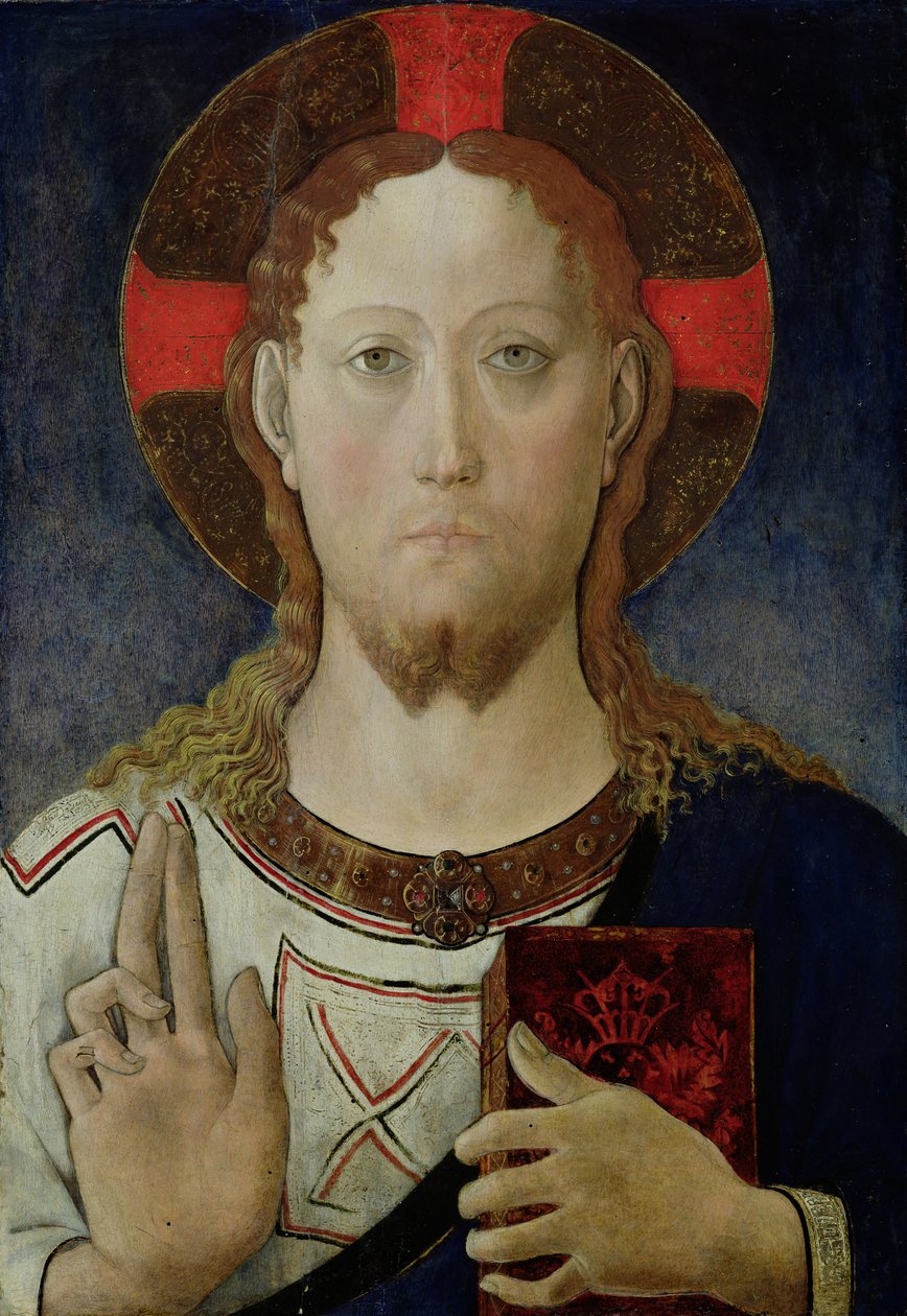 Christus zegent door Lazzaro Bastiani