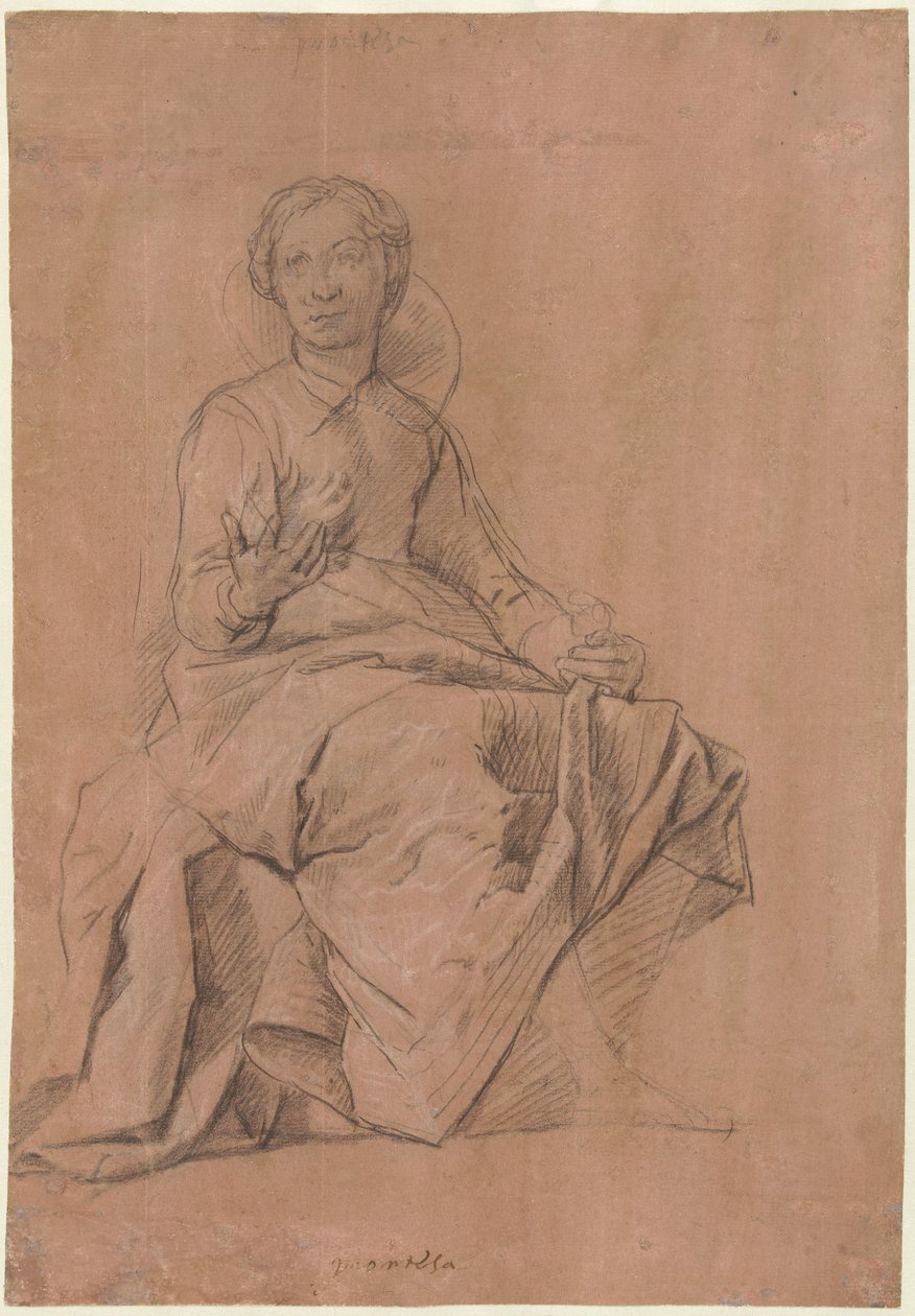 Personificatie van de Snelheid of Behendigheid (Prontezza) door Lazzaro Tavarone