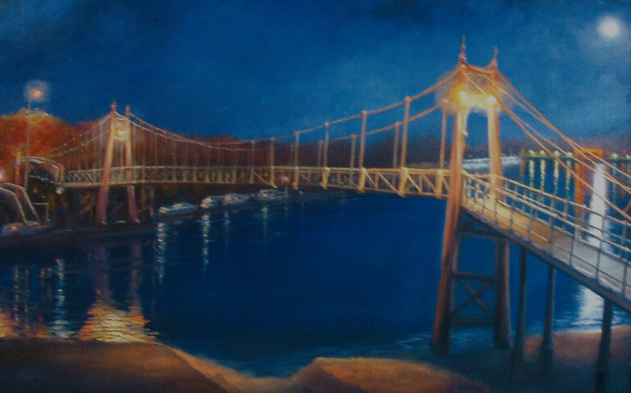 Teddington Lock, 2005  Maanlicht door Lee Campbell