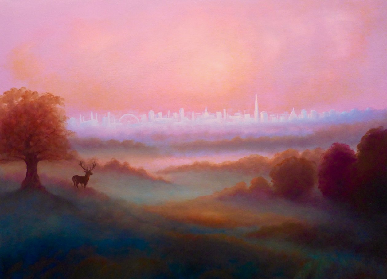 Richmond Park ochtend door Lee Campbell