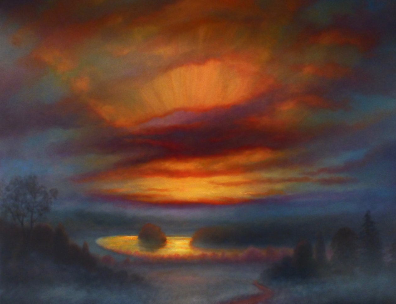 Richmond Zonsondergang, 2020 door Lee Campbell