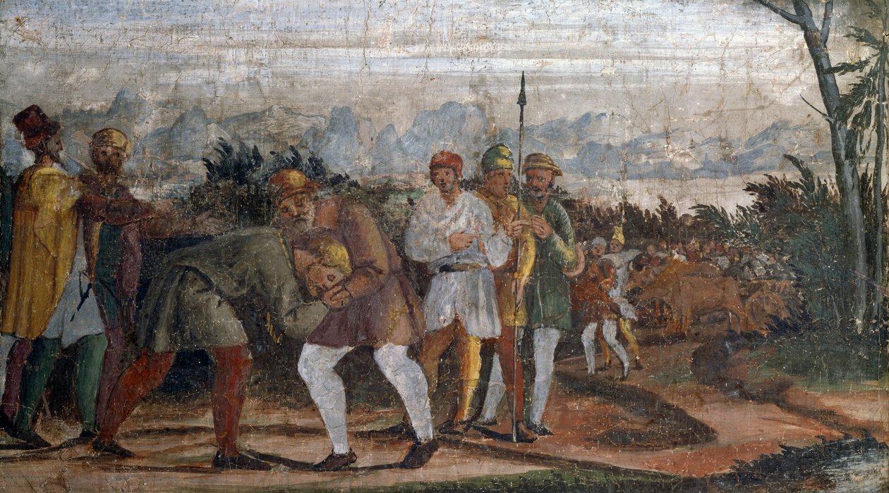 Scène uit het leven van de Verloren Zoon, door Kring van Lelio Orsi, Rocca di Novellara, Emilia-Romagna, Italië door Lelio Orsi da Novellara