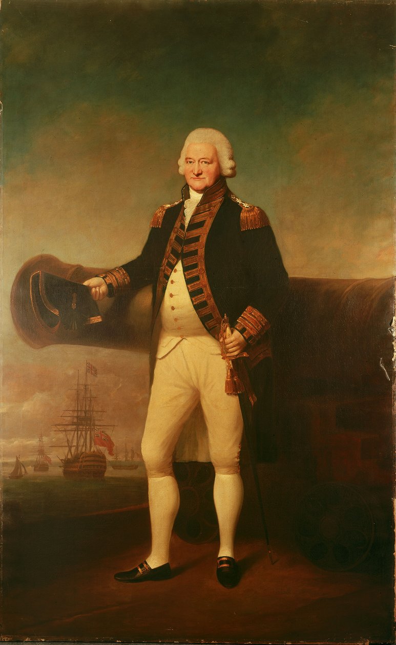 Admiraal Sir Peter Parker (1721-1811), c.1799 door Lemuel Francis Abbott