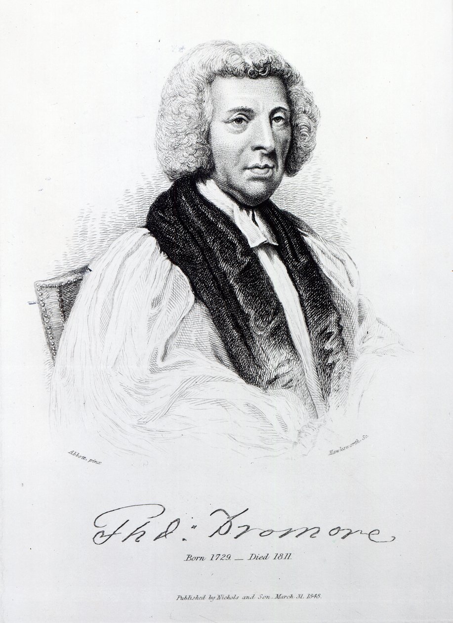 Thomas Percy, bisschop van Dromore, gegraveerd door John Hawksworth, 1848 door Lemuel Francis Abbott