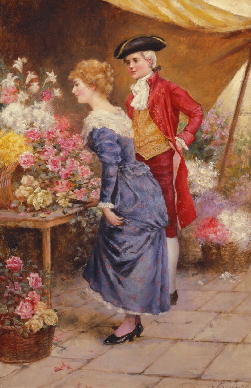 De Bloemenkraam door Leo Malempre
