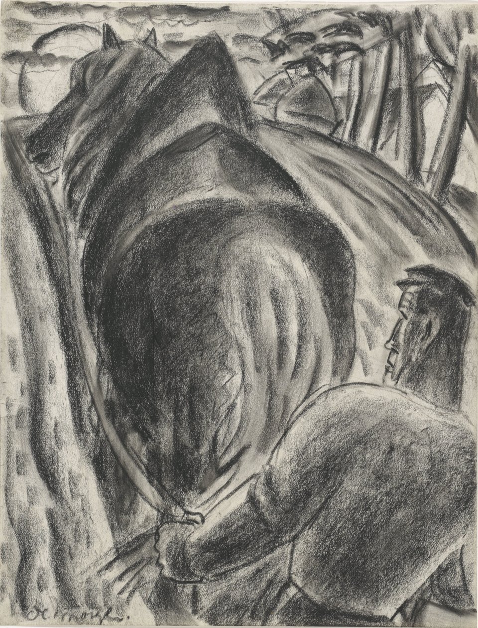 De morgen door Leo Gestel (signed by artist)