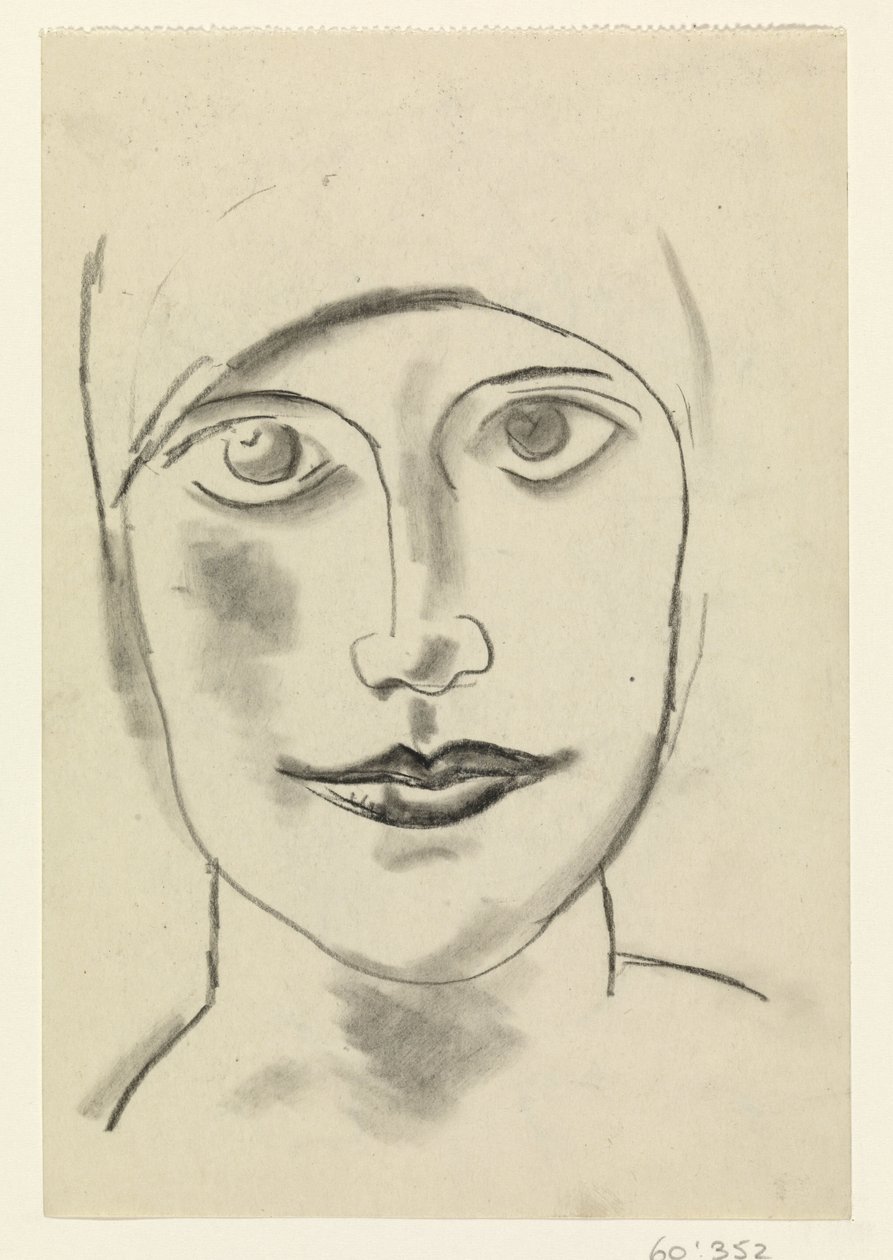 Vrouwenhoofd door Leo Gestel