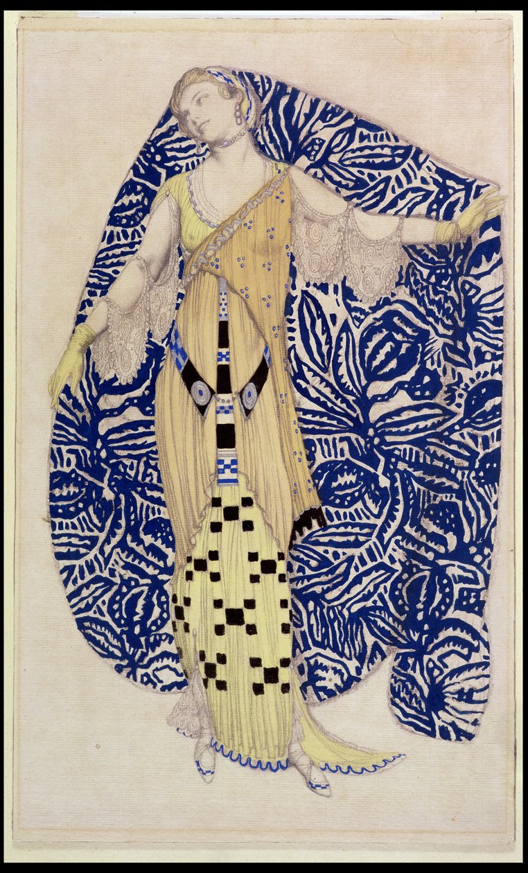Moderne Kleding, Dione, 1910 door Leon Bakst