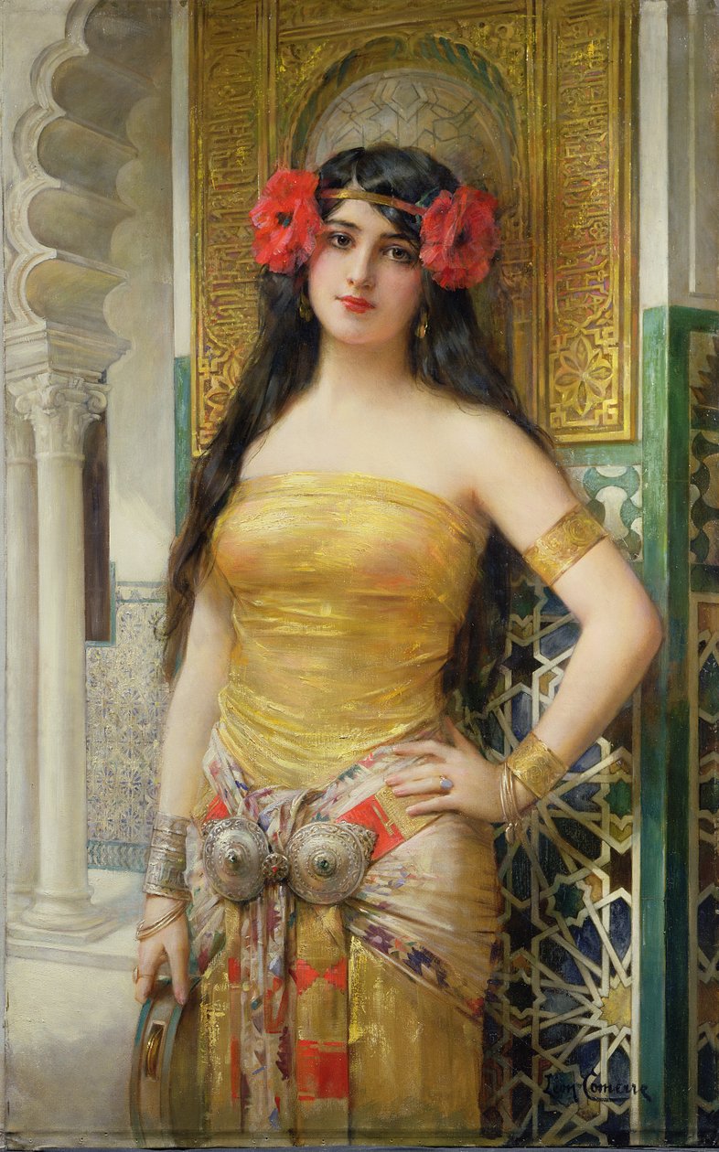 De Oosterse Vrouw door Leon Francois Comerre