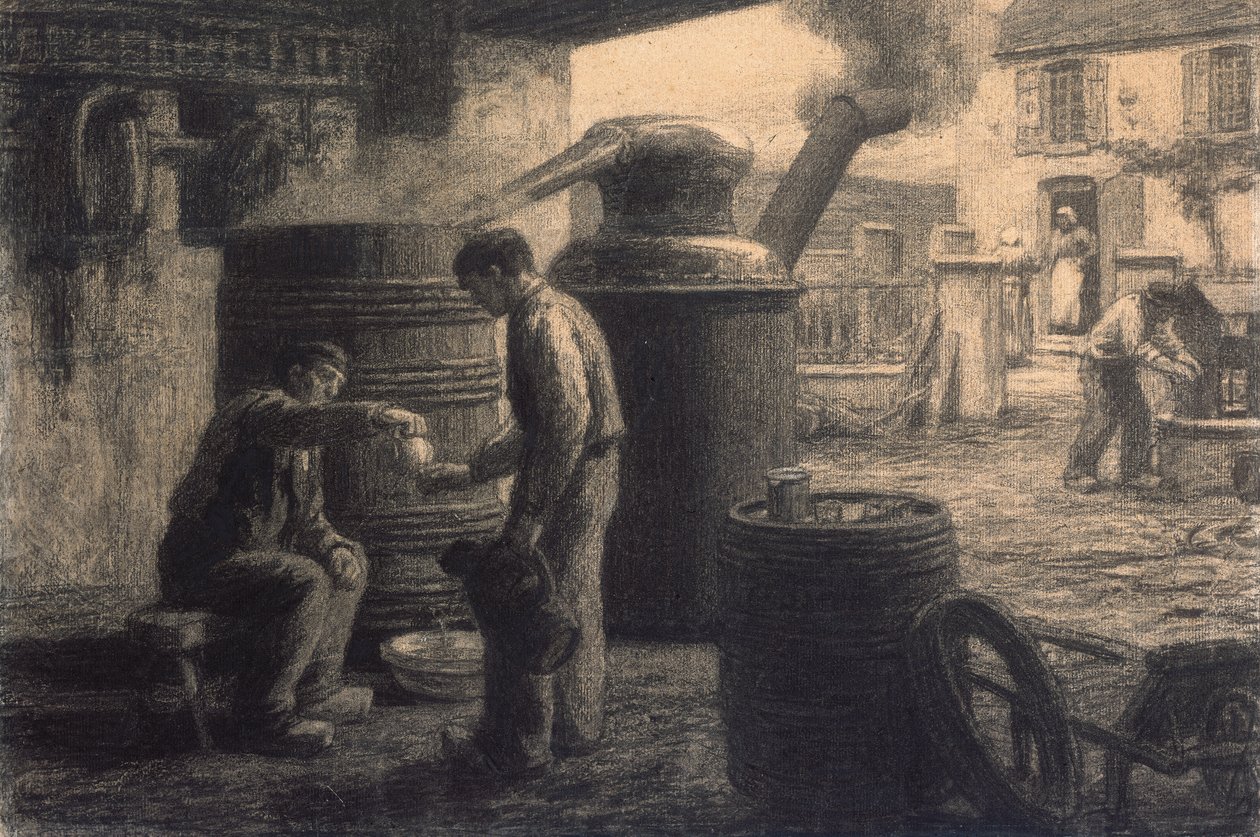 De distilleerderij; Les Degustateurs d