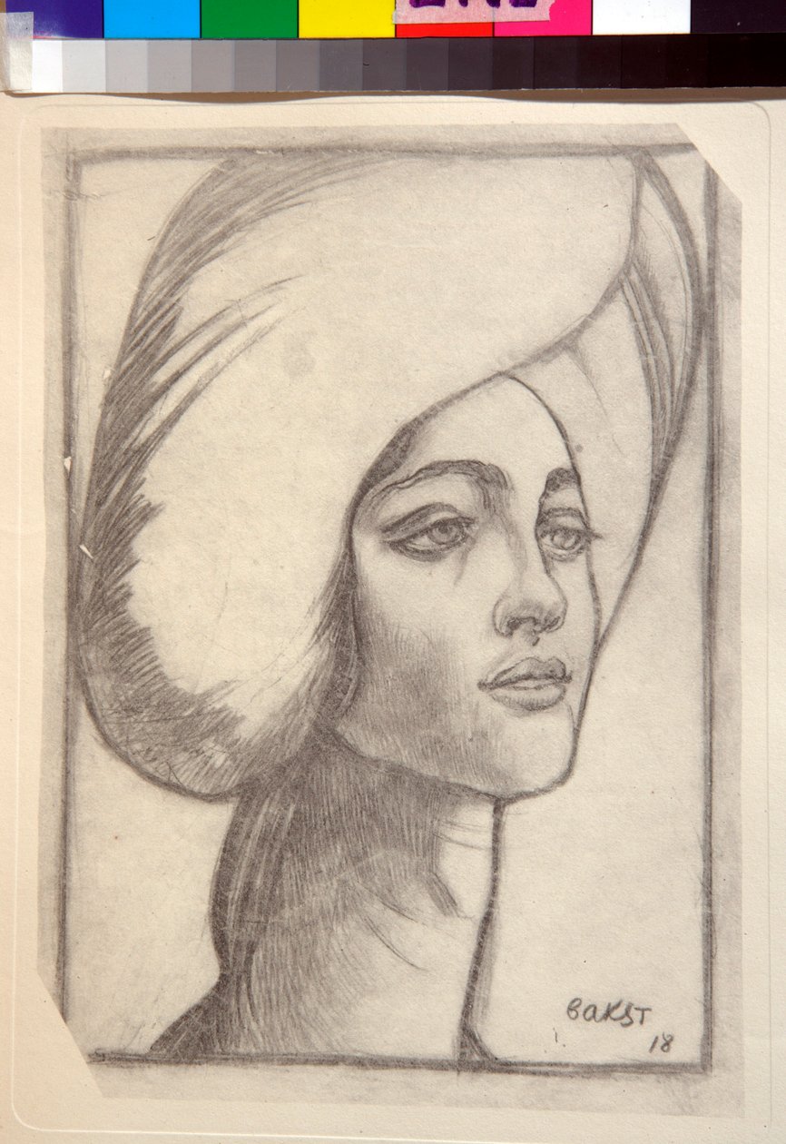 Portret van Madame T door Leon Bakst