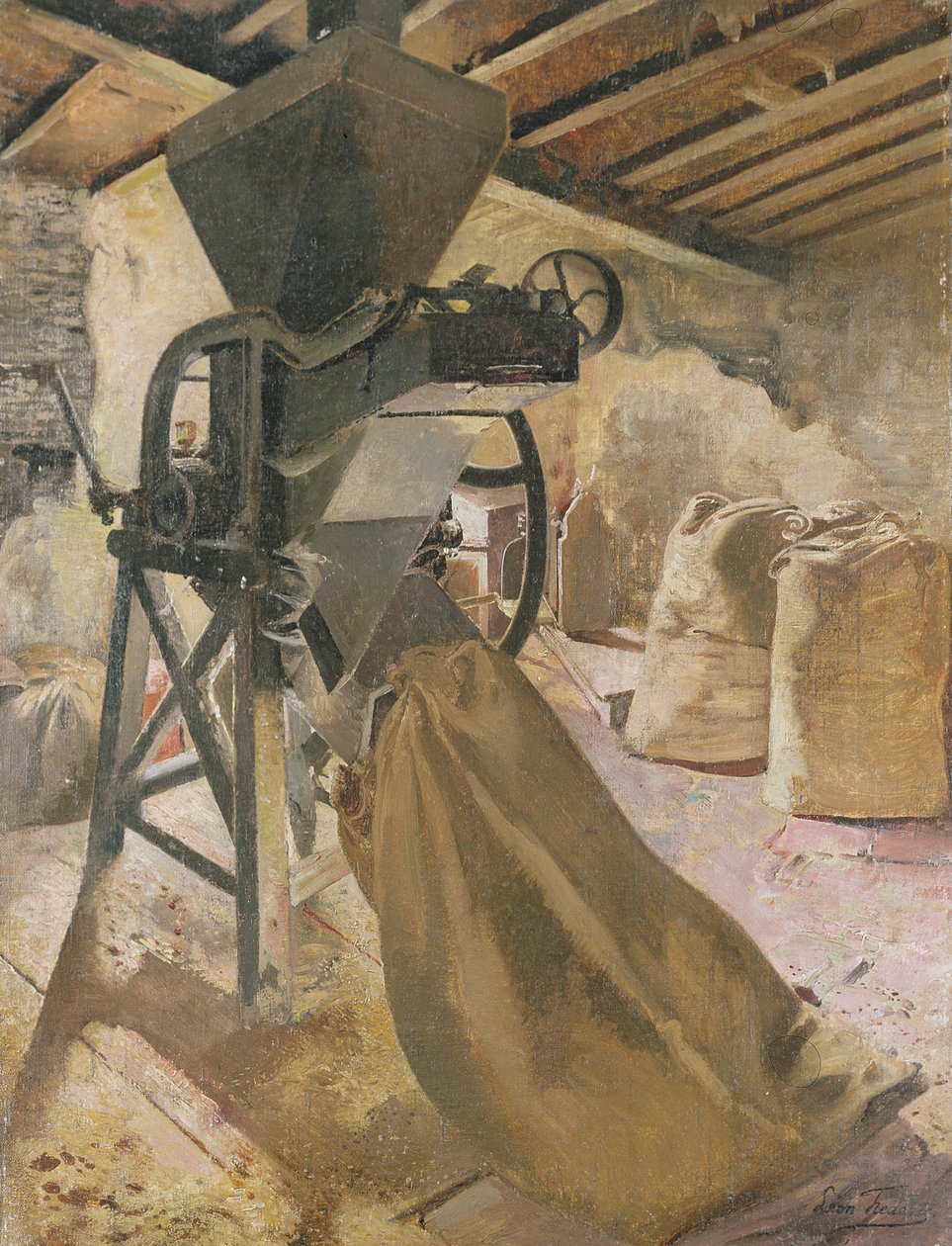 De Oude Brouwerij, 1895 door Leon Henri Marie Frederic