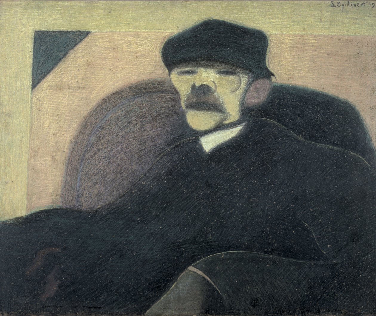 De man met het rode oor, portret van Gorky door Leon Spilliaert
