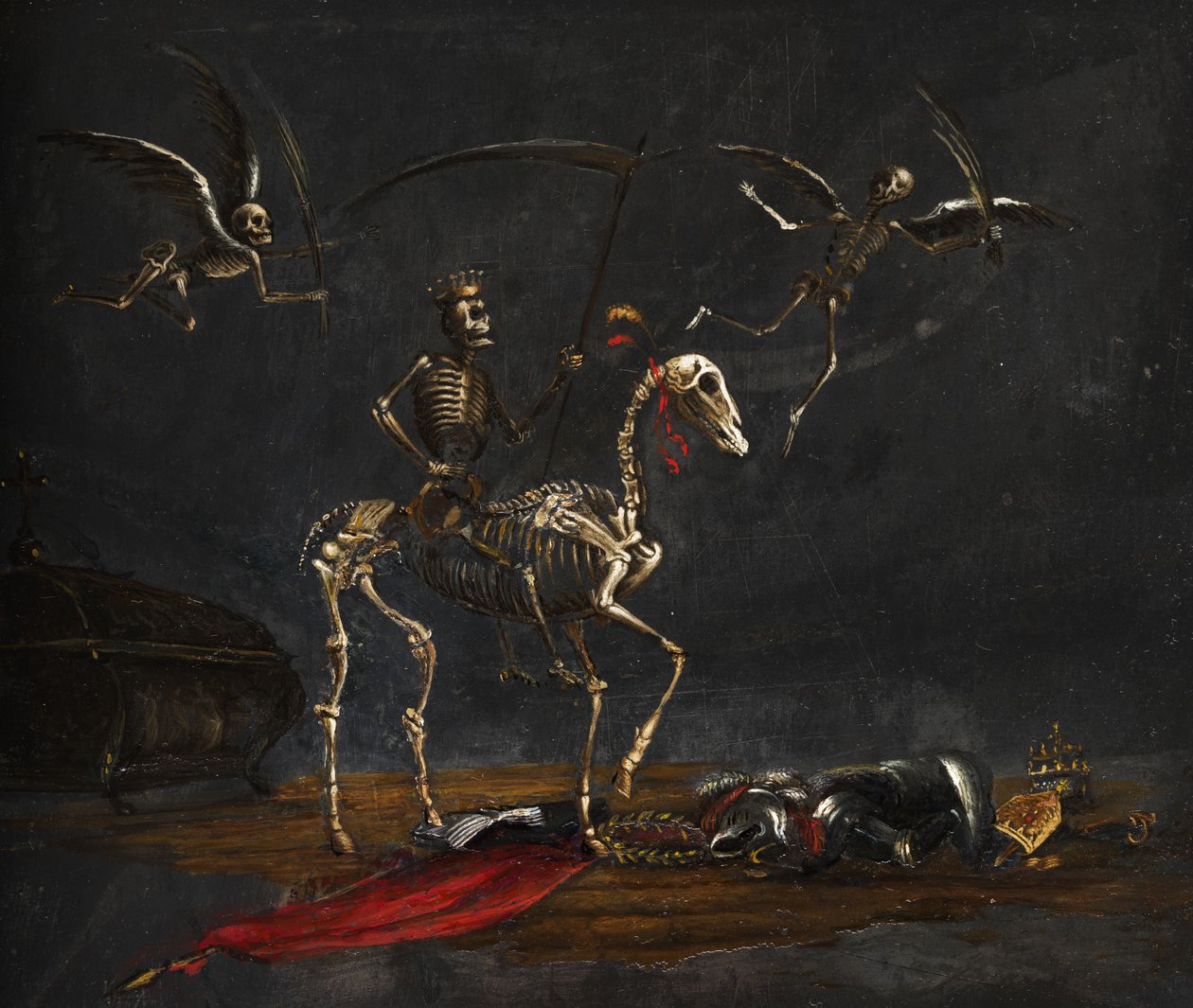 Mors Thriumphans door Leonard Bramer