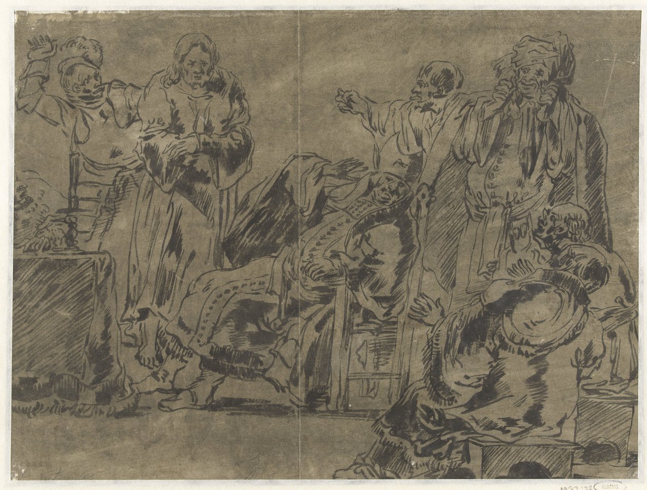 Christus voor de Hogepriester door Leonaert Bramer
