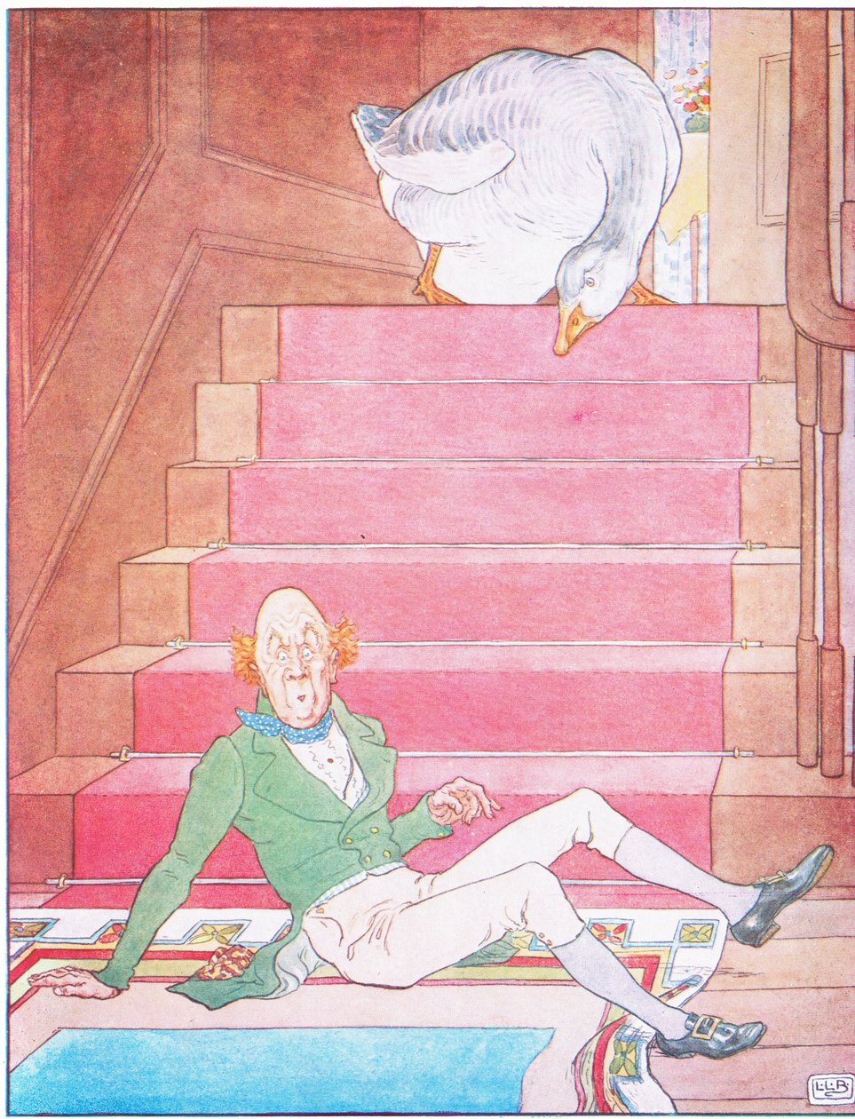 Daar ontmoette ik een oude man die zijn gebeden niet wilde zeggen, ik pakte hem bij zijn linkerbeen en gooide hem van de trap door Leonard Leslie Brooke